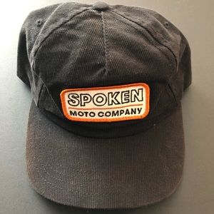 Spoken Moto Corduroy Hat